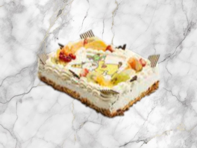 Biscuit fruit fototaart ( 8 tot 40 personen )