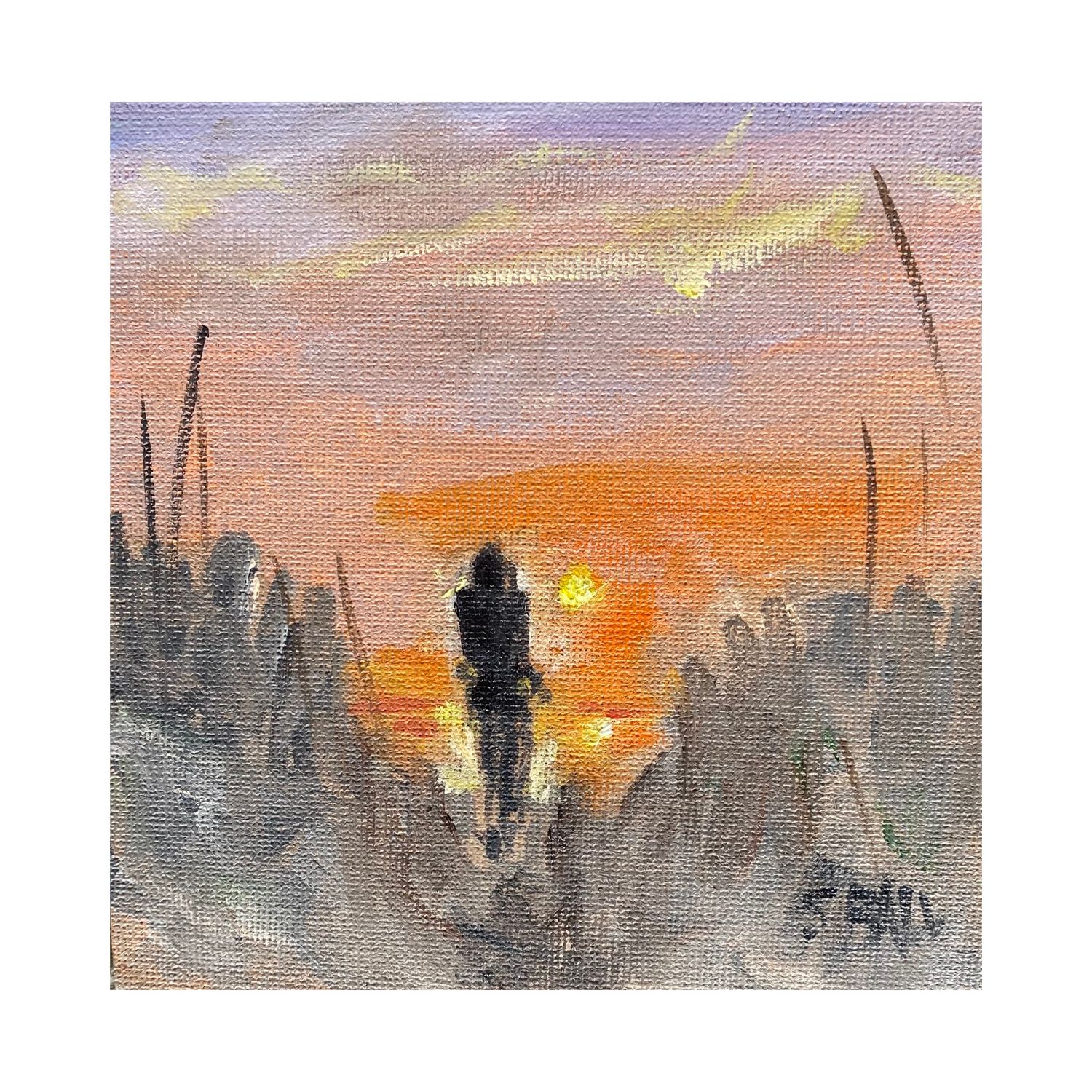 Leaving the Beach