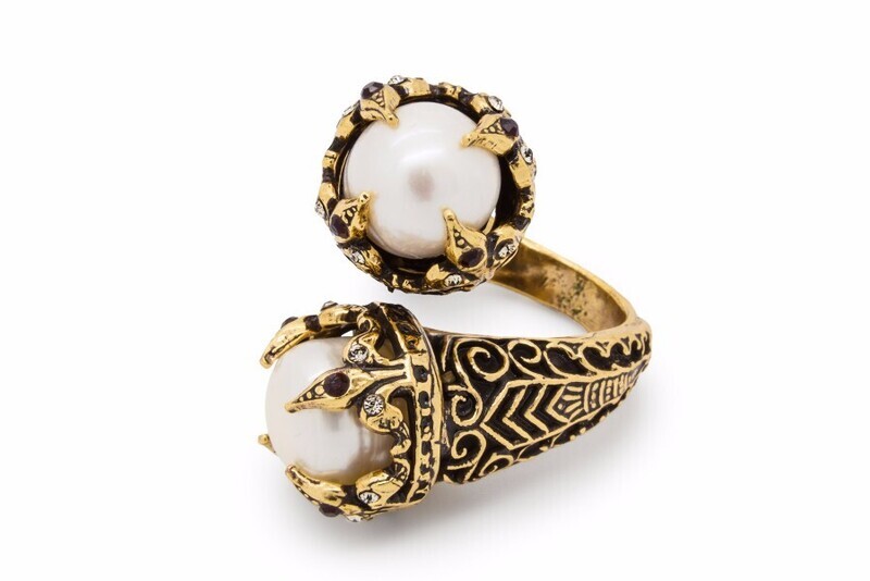 Anello contrarié corone grandi