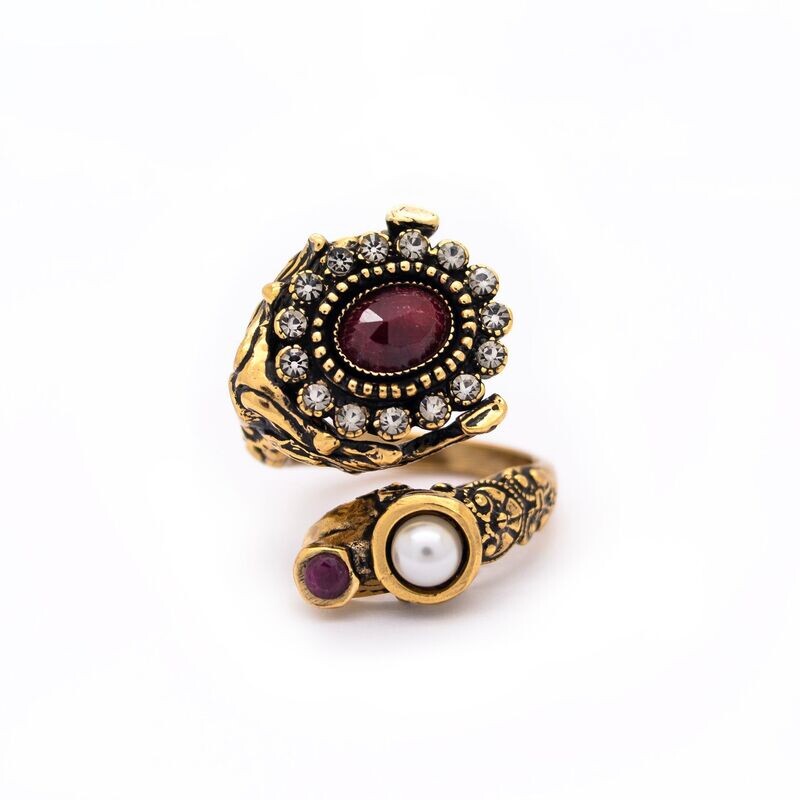 Anello contrariè ovale
