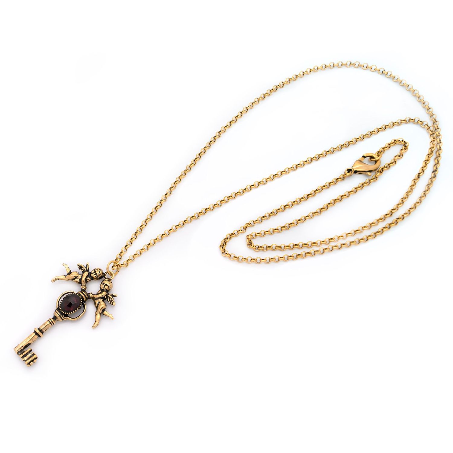 Collana chiave con putti Collana chiave con putti
