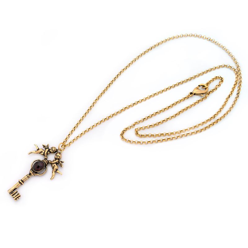 Collana chiave con putti Collana chiave con putti