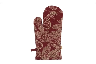 Fig Tree Oven Glove - Ruby