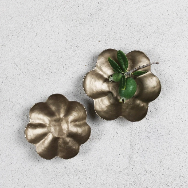 Fleur Bowl Brass