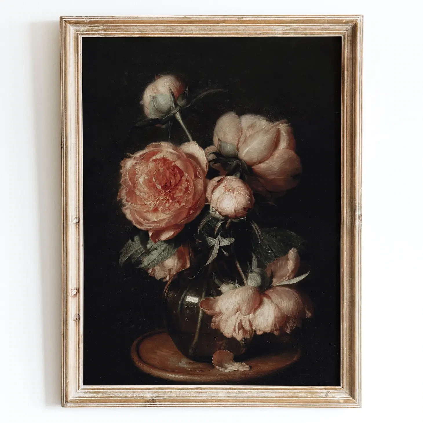 Flowers in Vase Still Life Print 16x20