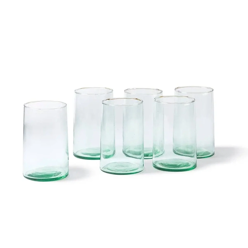 Glass Tumbler 4.75&quot; Set of 6