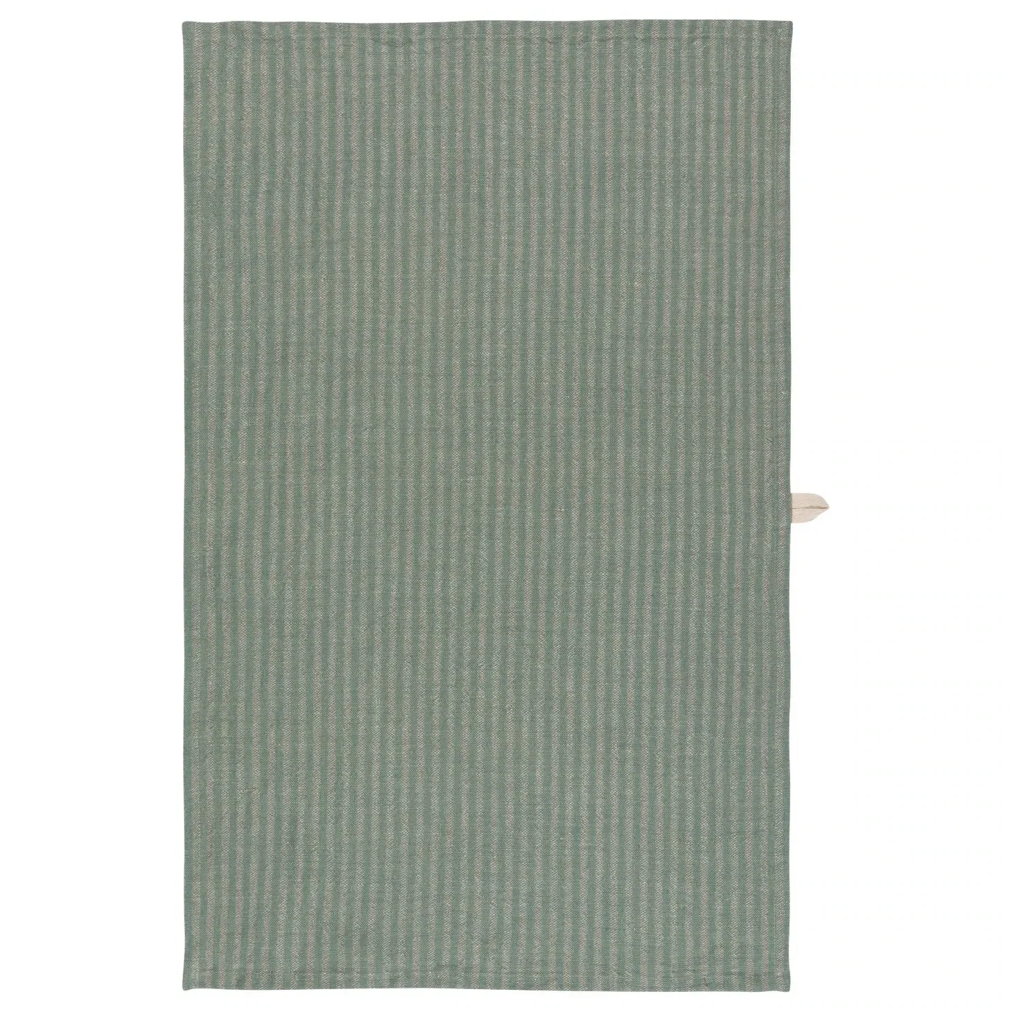 Jade Stripe Linen/Cotton Dishtowel