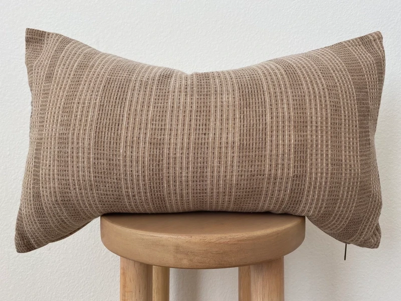 Theo Lumbar Striped Pillow