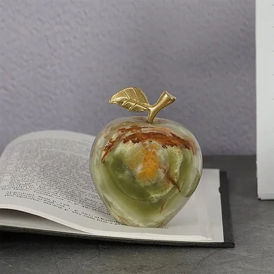 Marble Apple Paperweight