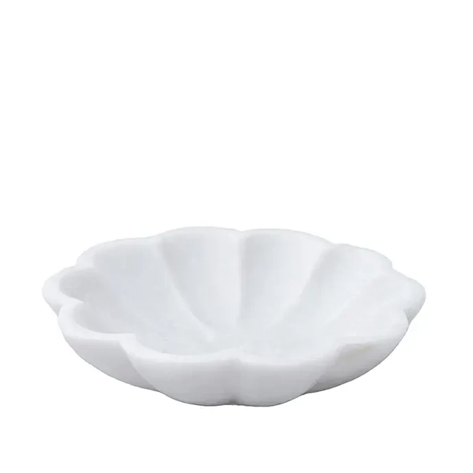 Marble Scalloped Bowl