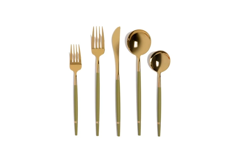 Olive 5 Piece Flatware Set