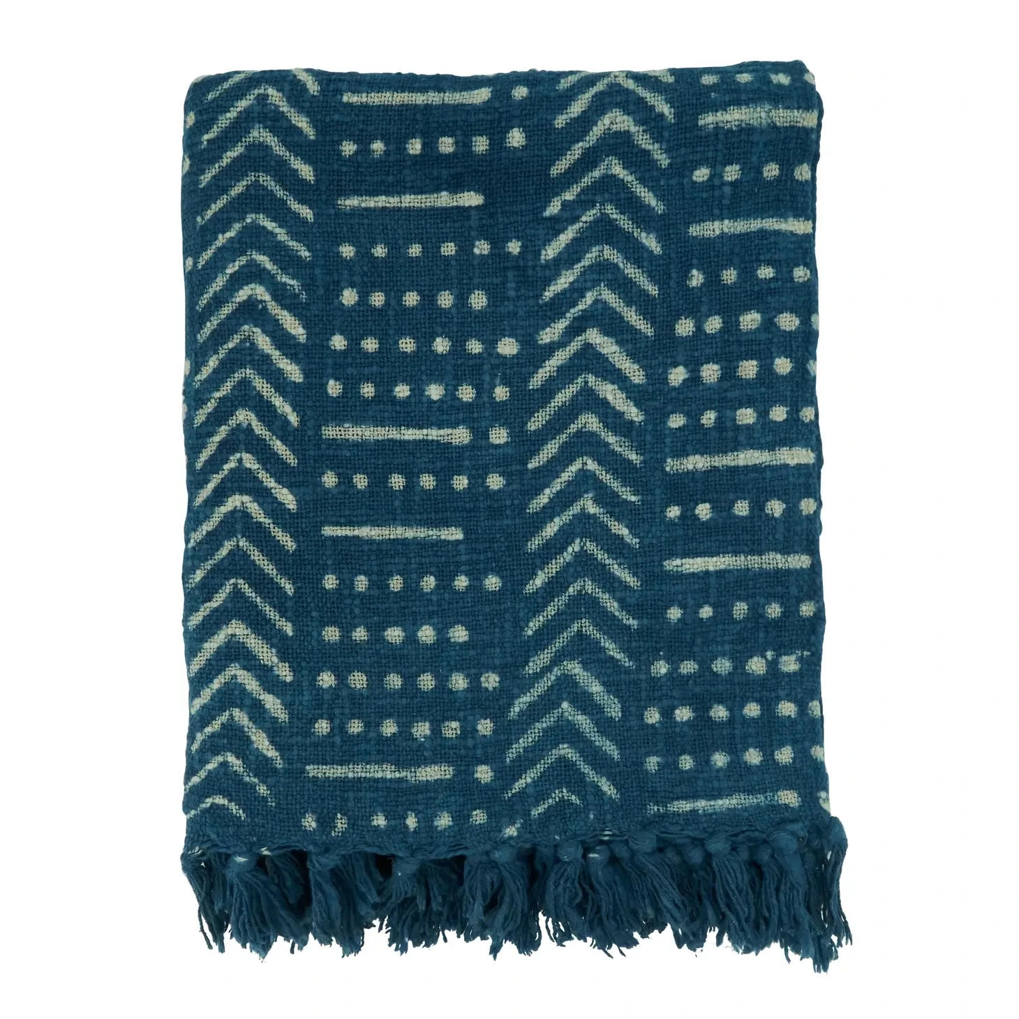 Mudcloth Throw Indigo