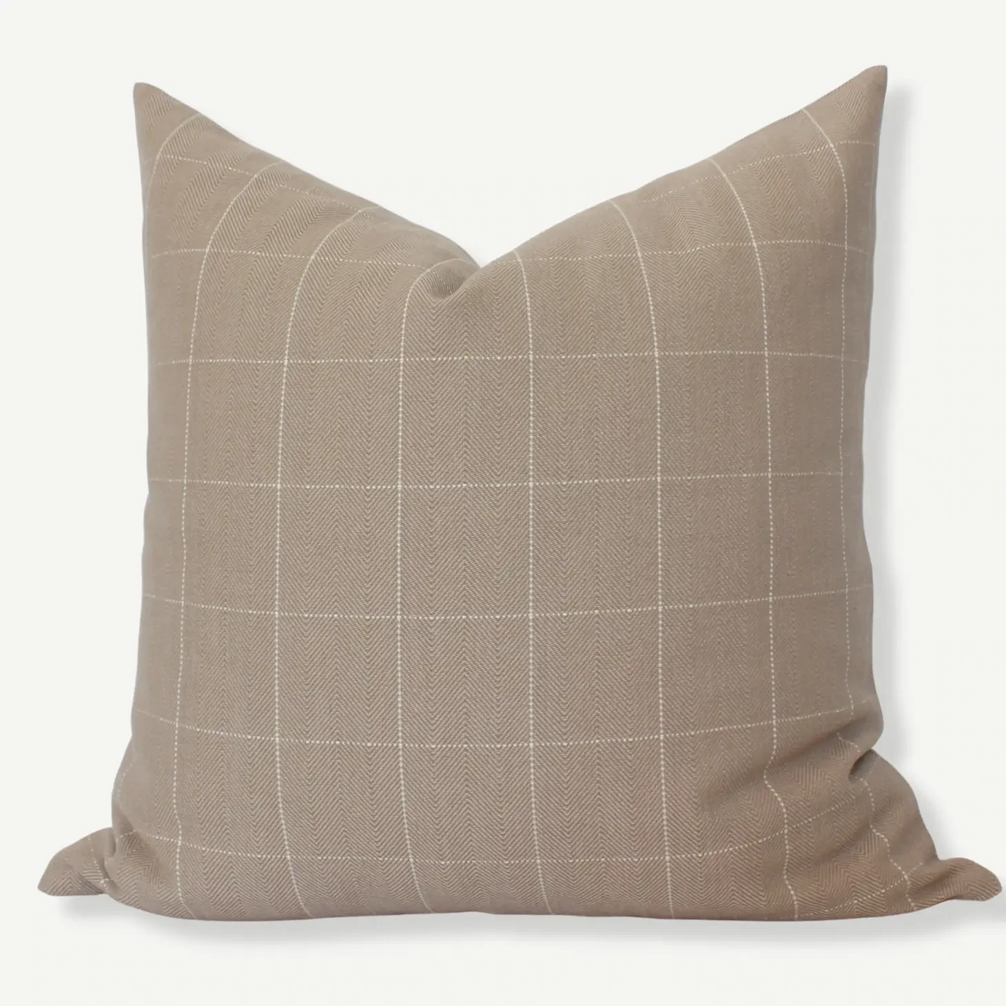 Tan Throw Pillow 18x18