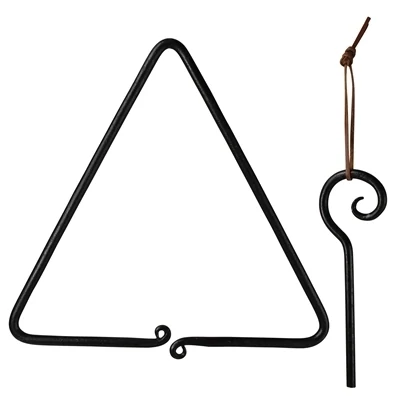 Triangle Dinner Bell- Forged Iron