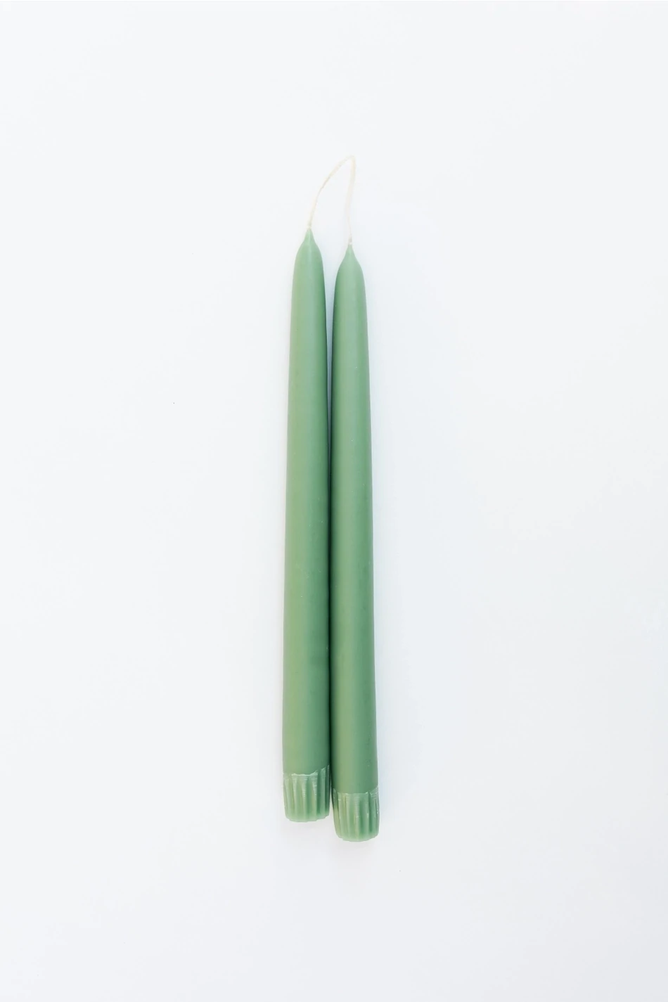 Taper Candle Pair 11&quot; Sage
