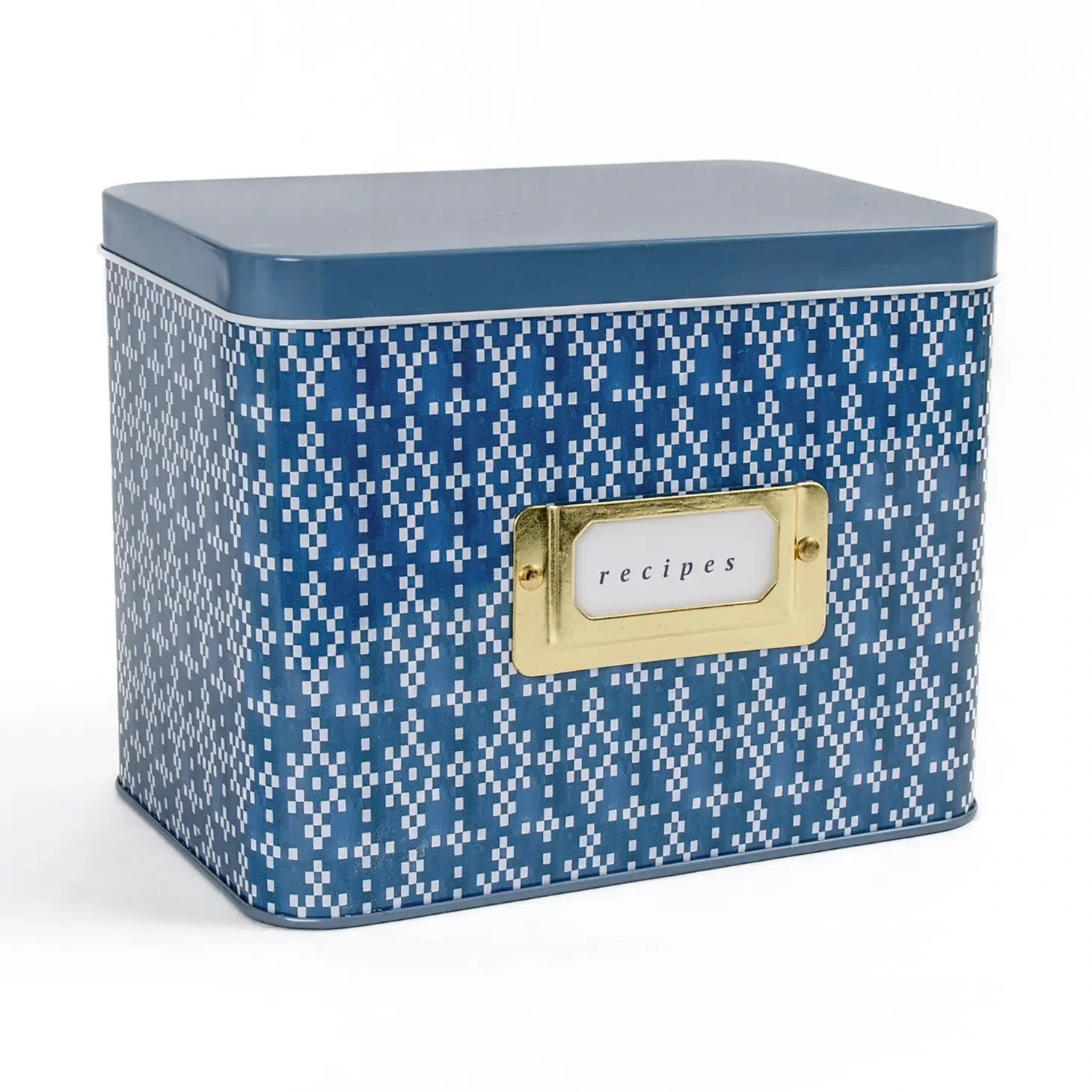 Carson Tin Recipe Box