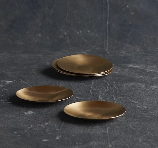Extra Small Plate- Hand Crafted Brass