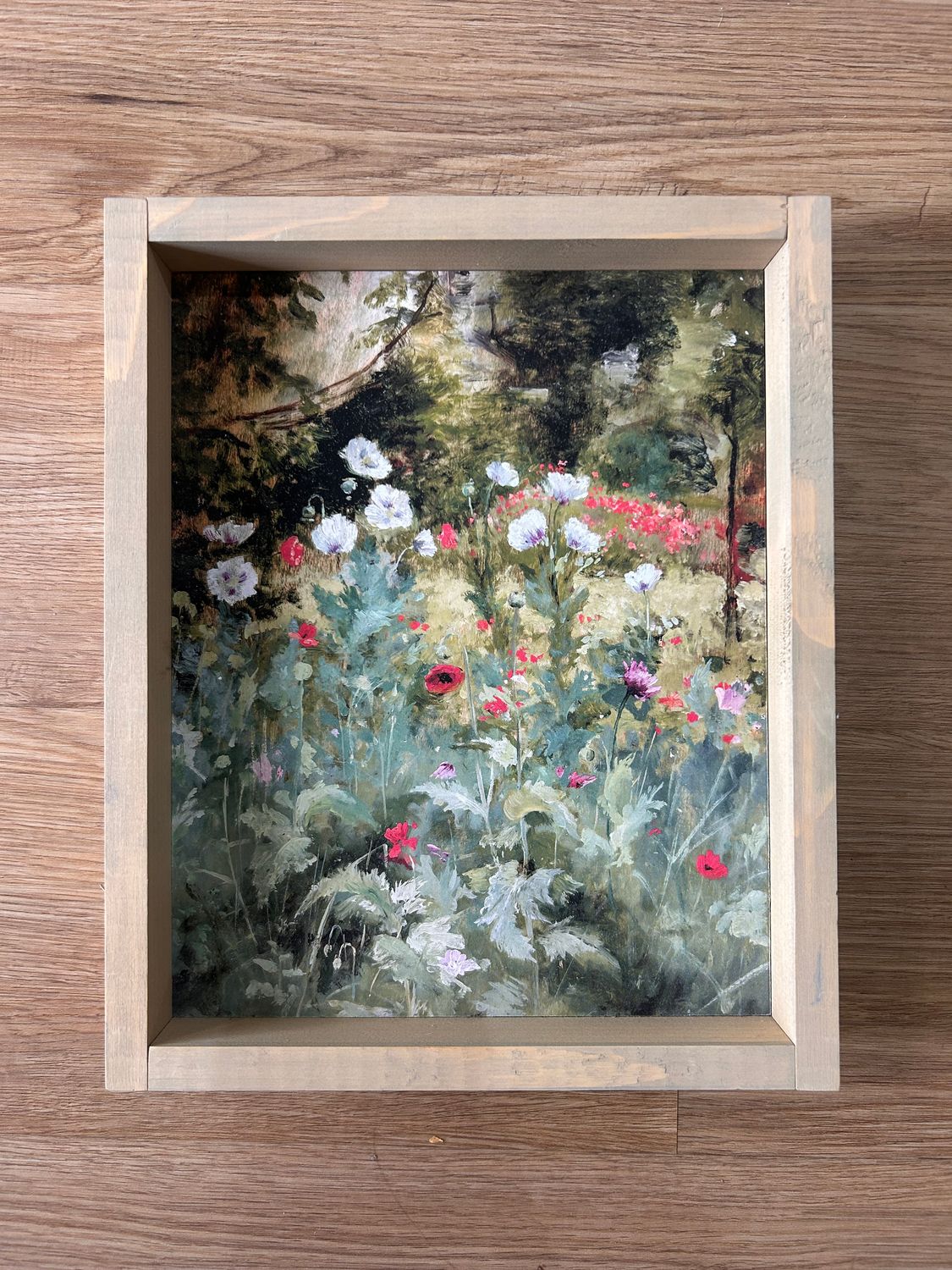 Poppy Garden Framed 9x12