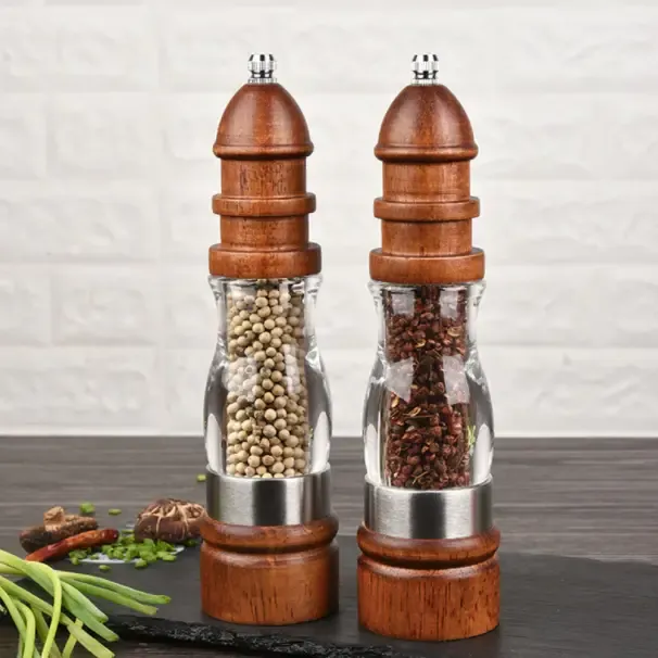 Wood Salt and Pepper Grinder