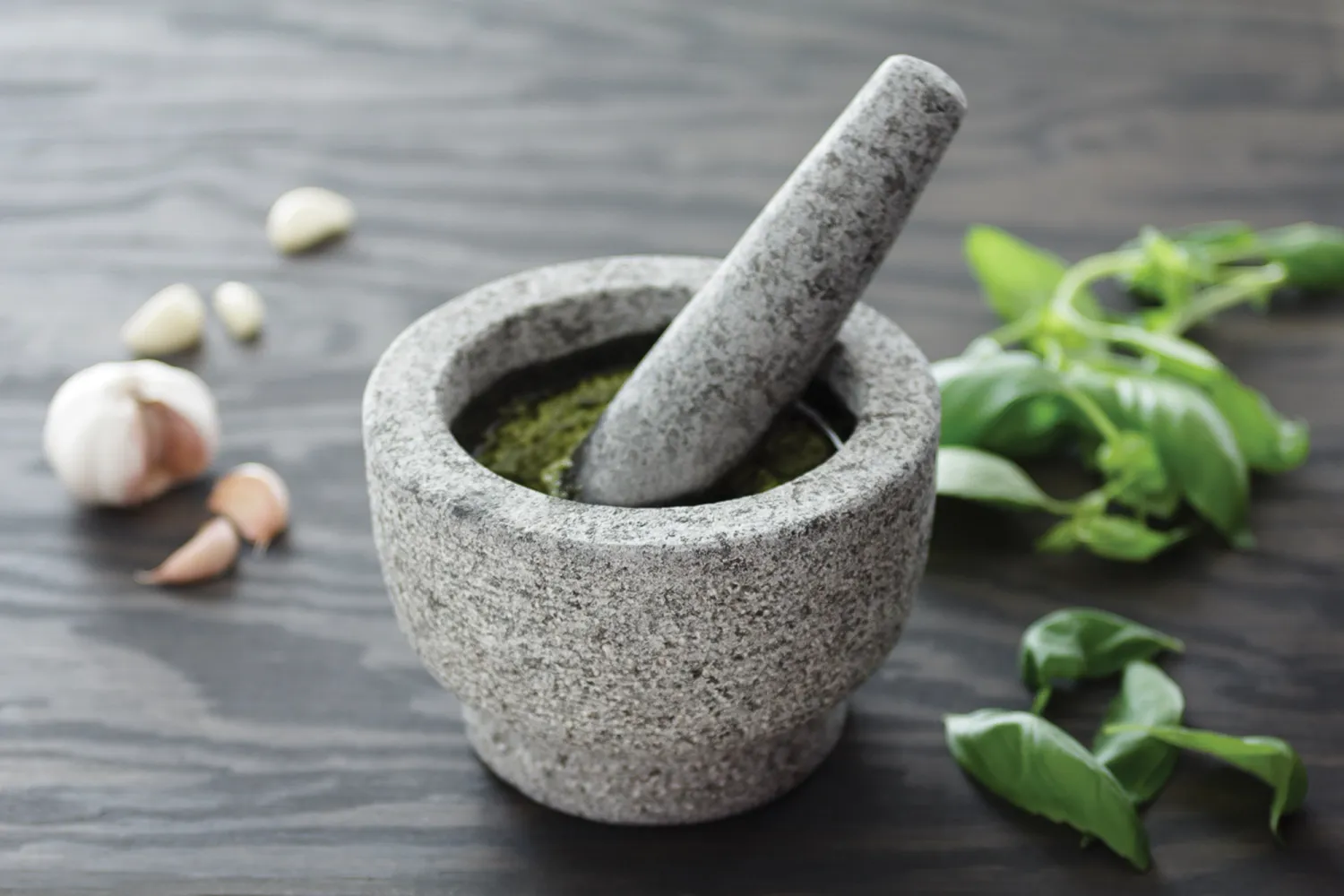 Granite Mortar and Pestle