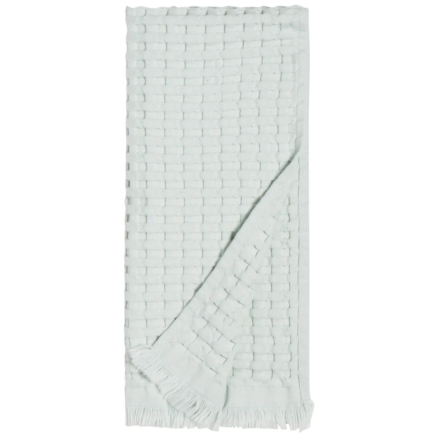 Waffle Knit Organic Hand Towel - Mist