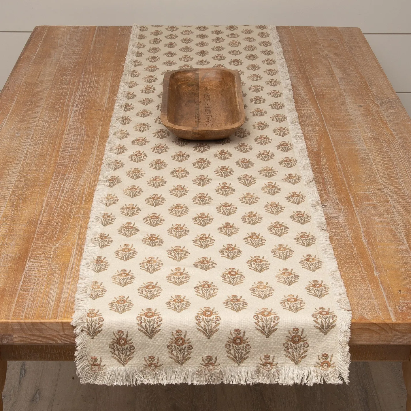 Block Print Silhouette Table Runner