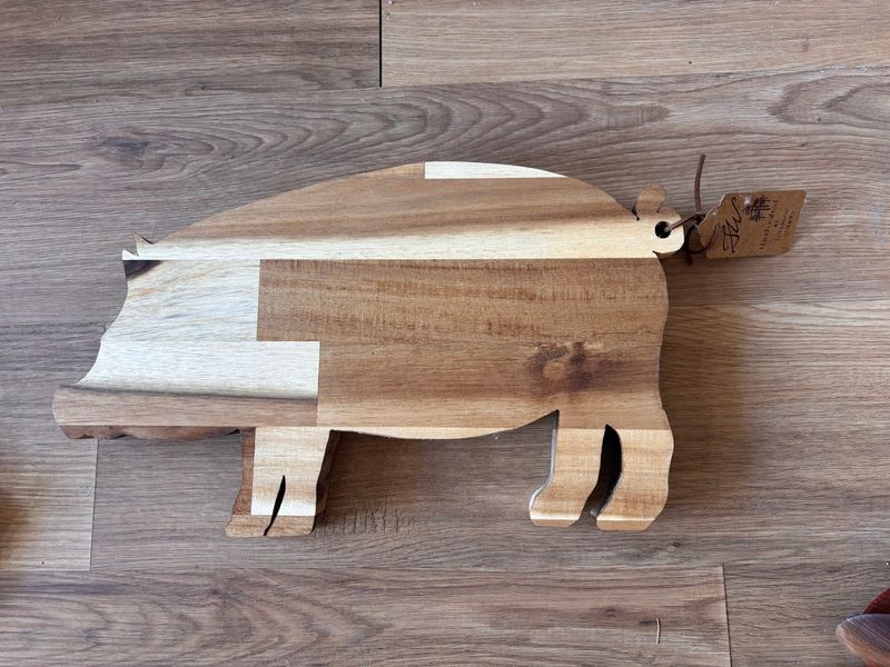 Locally Made Pig Cutting Board