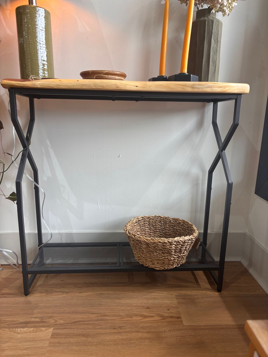 Cedar Entryway Table- Handmade