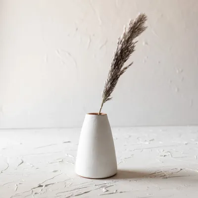 Azi Terracotta Bud Vase