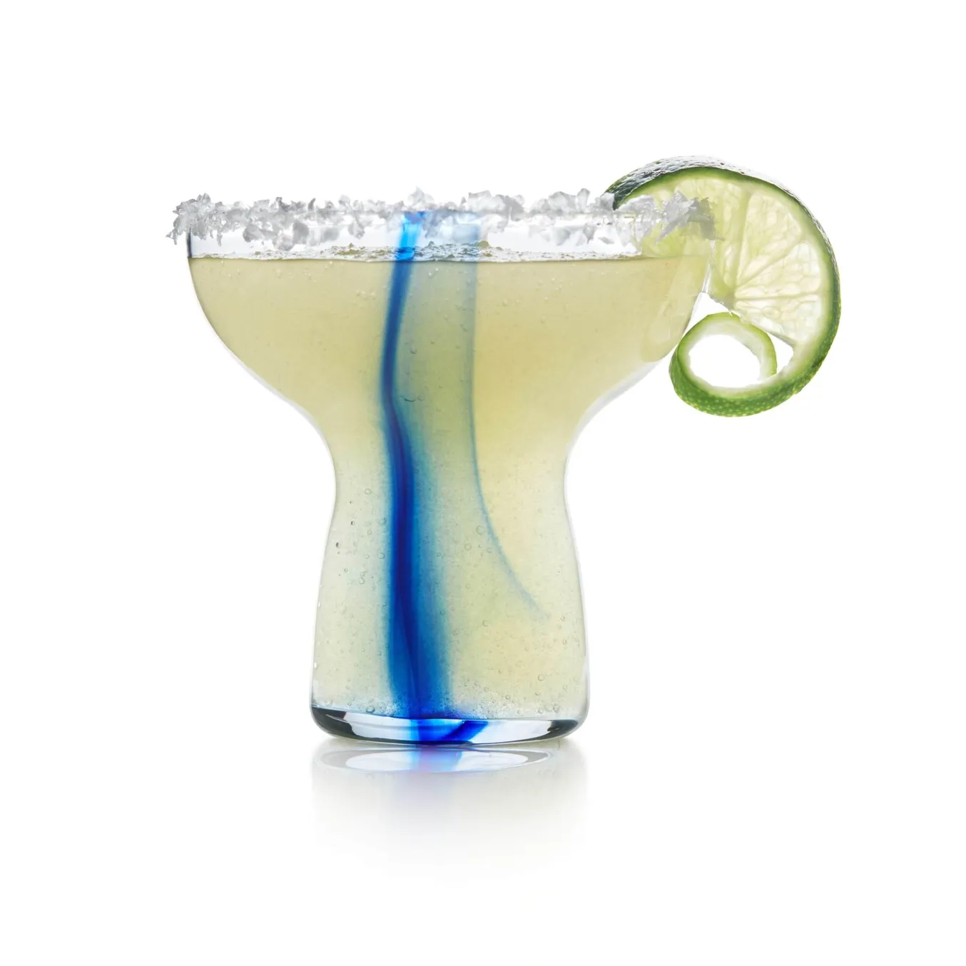 Blue Ribbon Stemless Margarita Glass Set/2