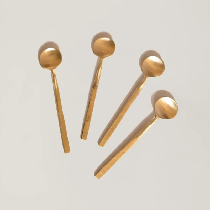 Gold Plated Coffee Spoon