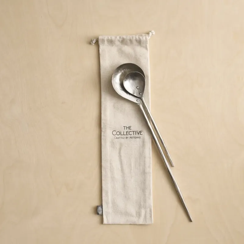 Forge Pewter Stir Spoons Set of 2