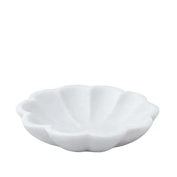 Marble Scalloped Bowl