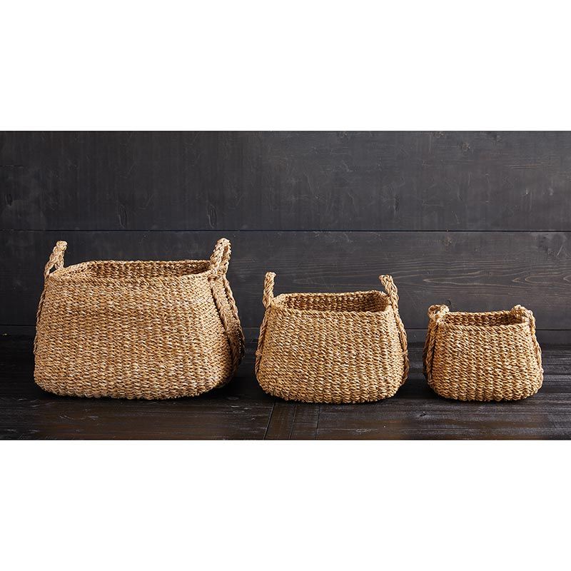 Square Basket with Handles- Small