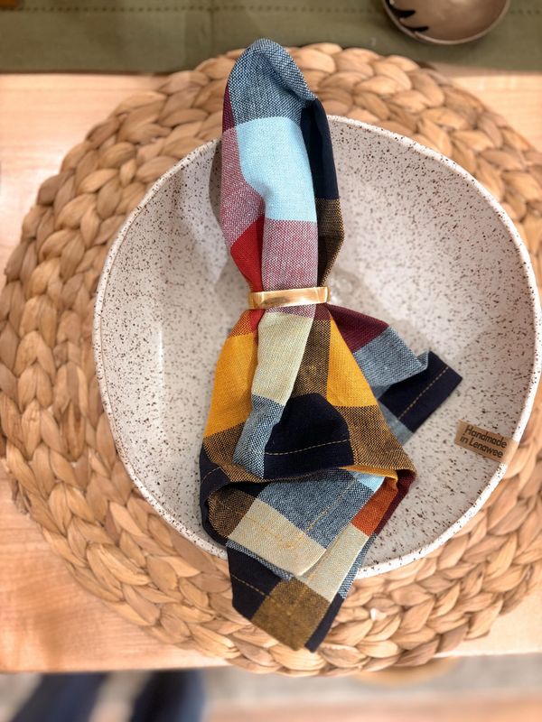 Madras Dinner Napkin