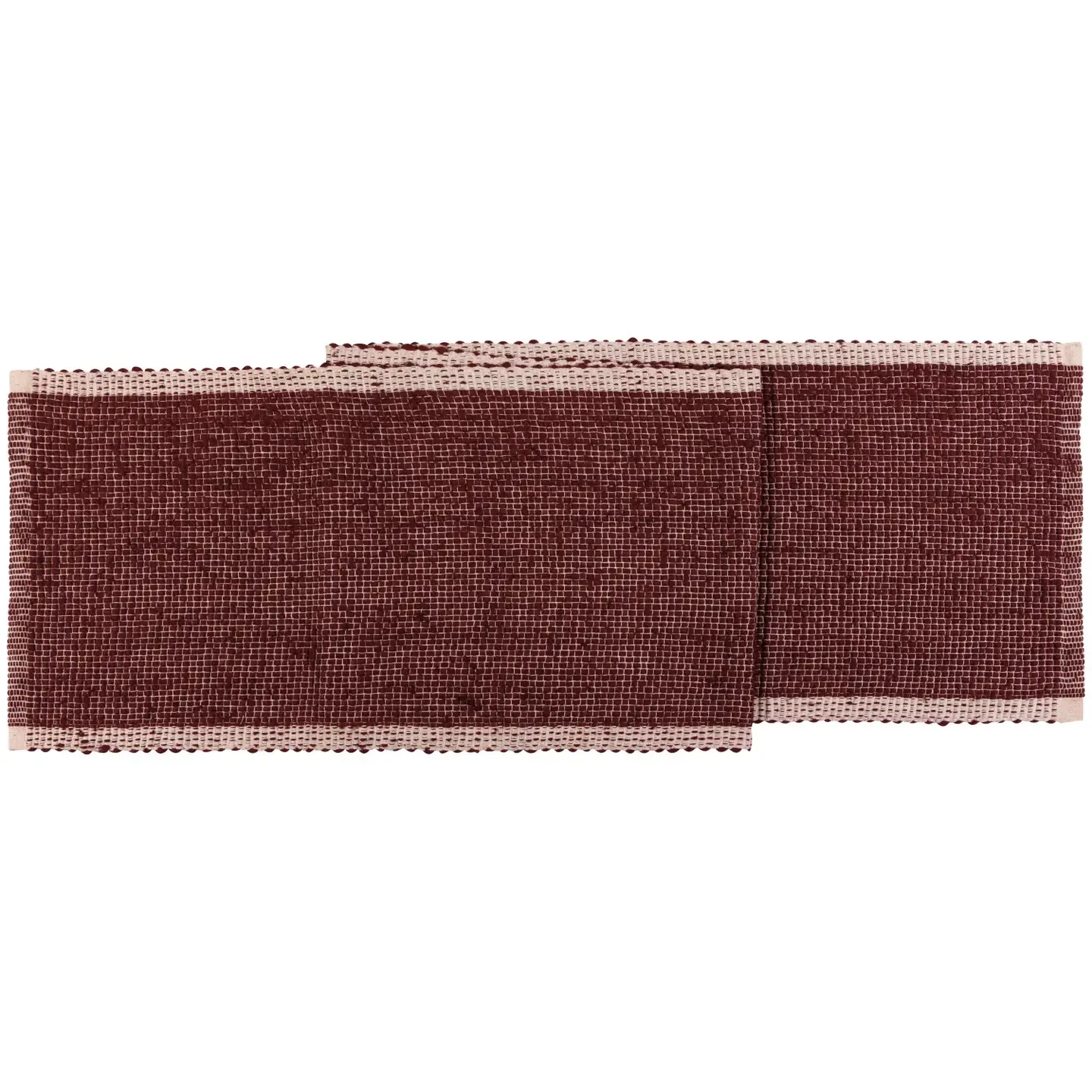 Lattice Table Runner- Garnet