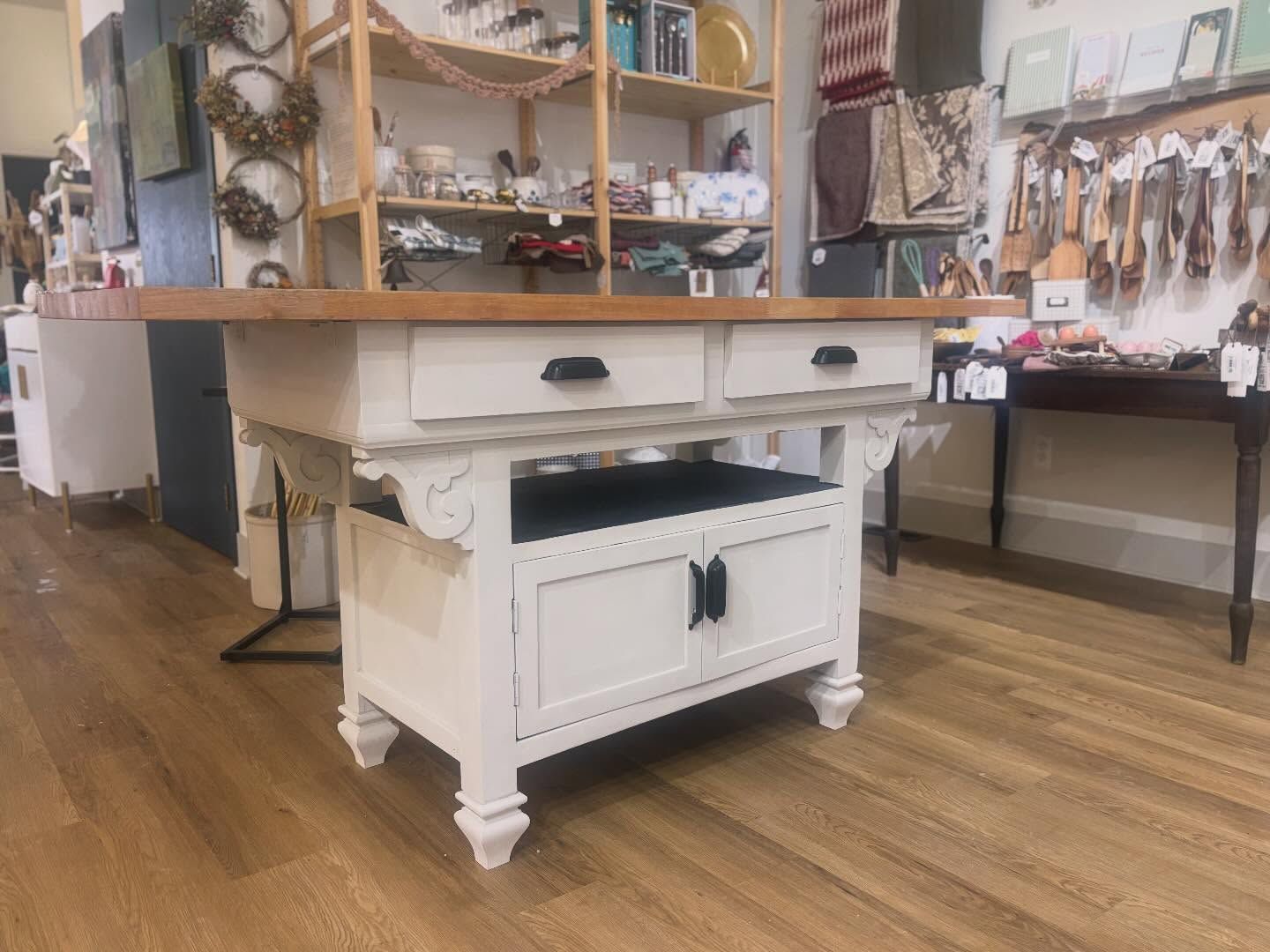 Kitchen Island Wood Top