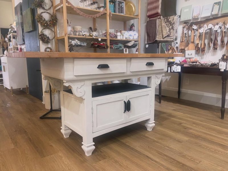 Kitchen Island Wood Top