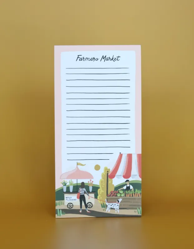 Farmers Market Notepad