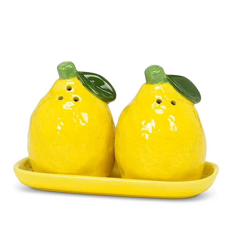 Lemon Salt &amp; Pepper Shakers