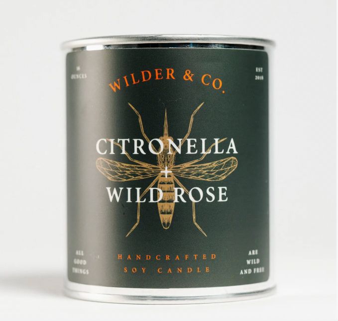 Outdoor Candle- Citronella &amp; Wild Rose