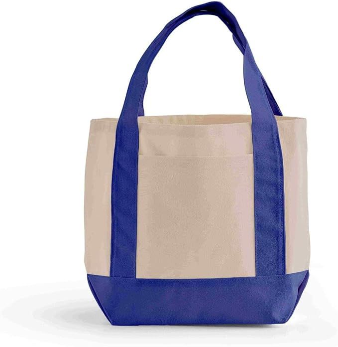 Blue Canvas Tote