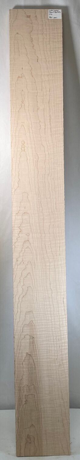 Curly Maple 13/16" x 5  3/4" x 46  1/2"