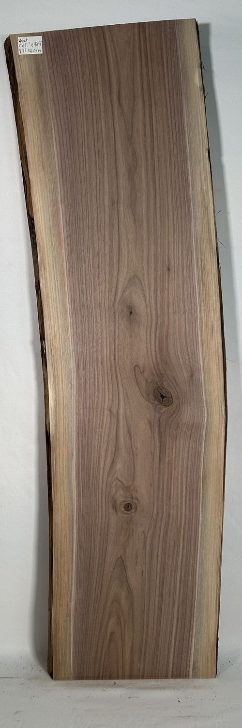 Walnut 1" x 11" x 42 1/4"