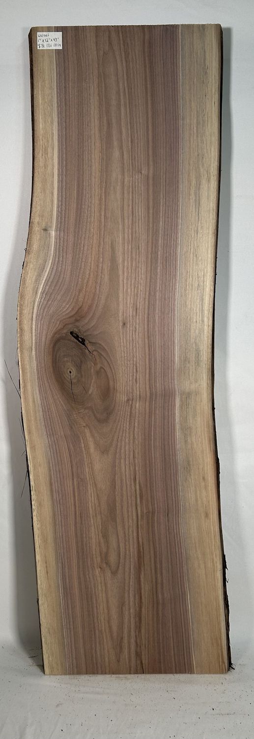 Walnut 1" x 12" x 43"