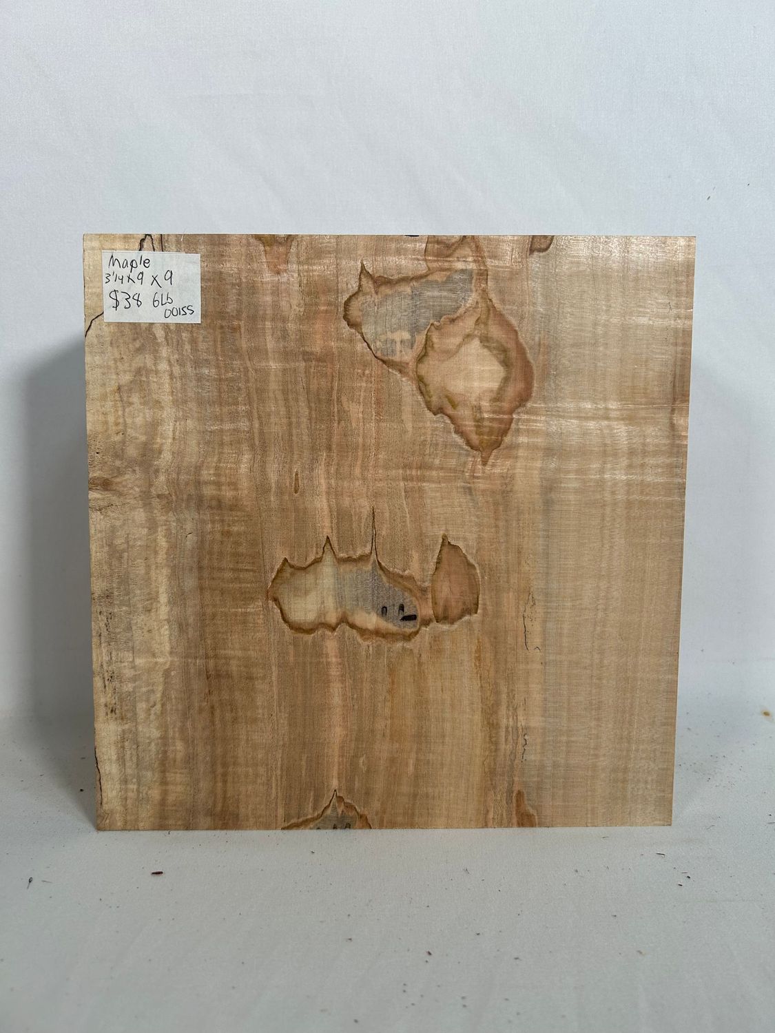 Maple 3 1/4" x 9" x 9"
