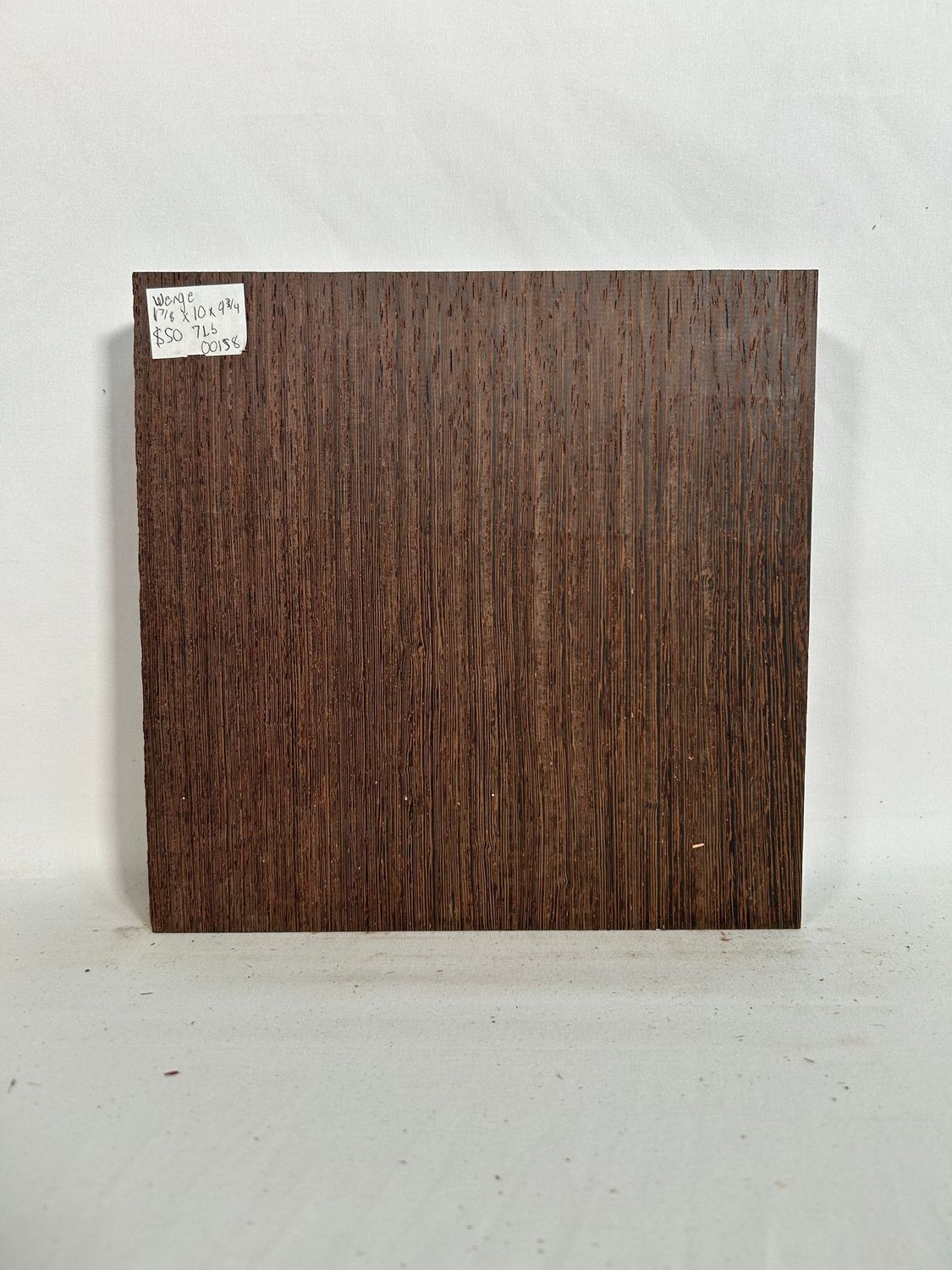 Wenge 1 7/8" x 10" x 9 3/4"