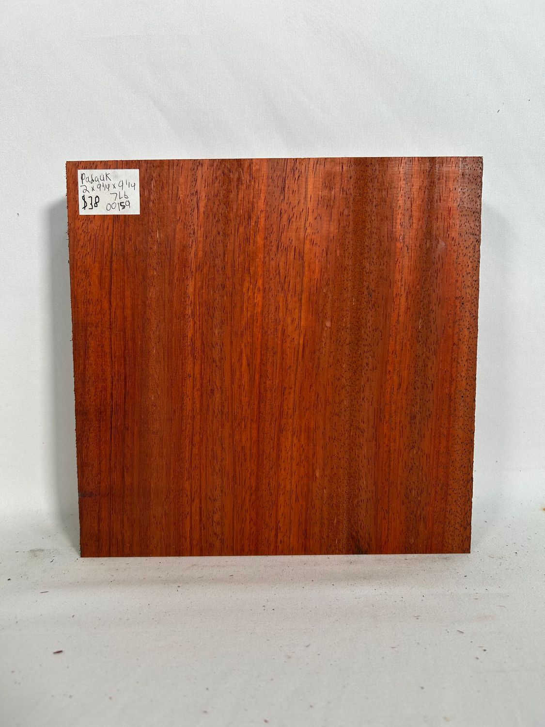 Padauk 2" x 9 1/4" x 9 1/4"