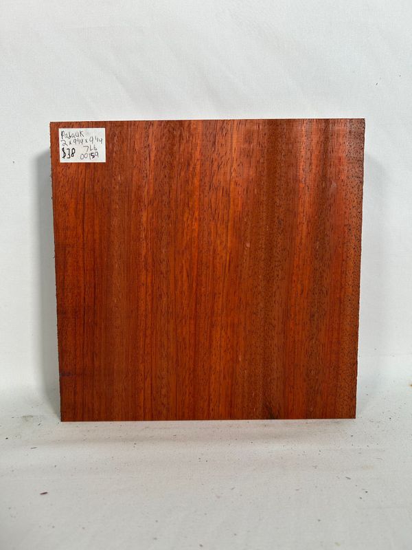 Padauk 2" x 9 1/4" x 9 1/4"