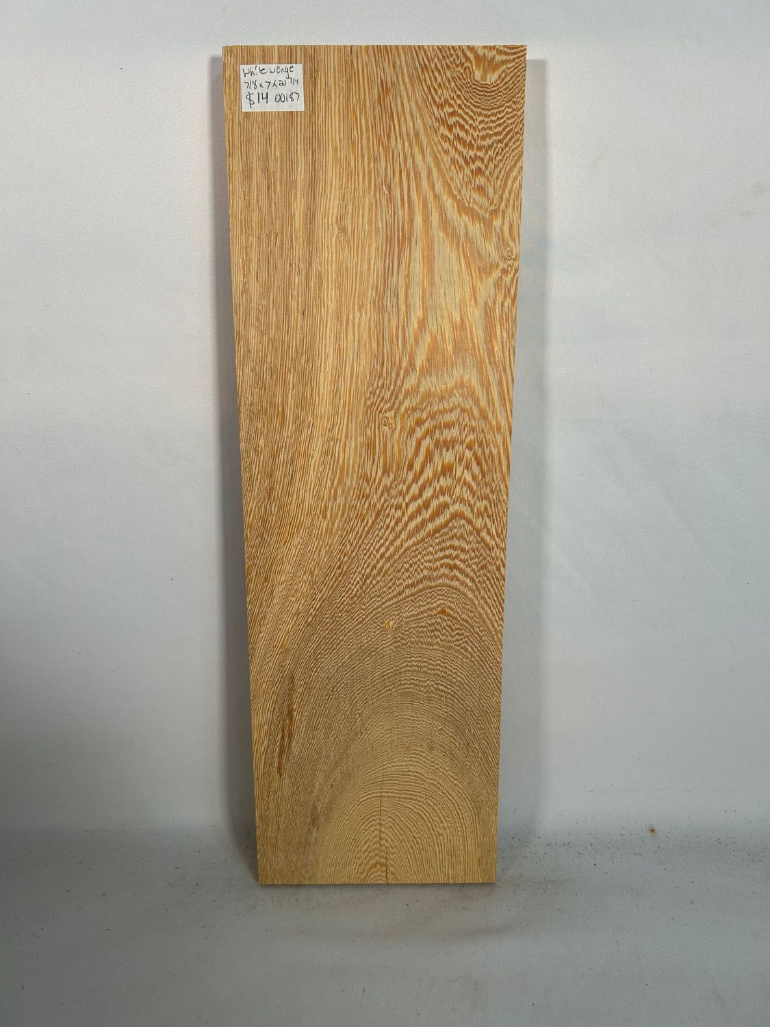 White Wenge 7/8" x 7" x 21 3/4"